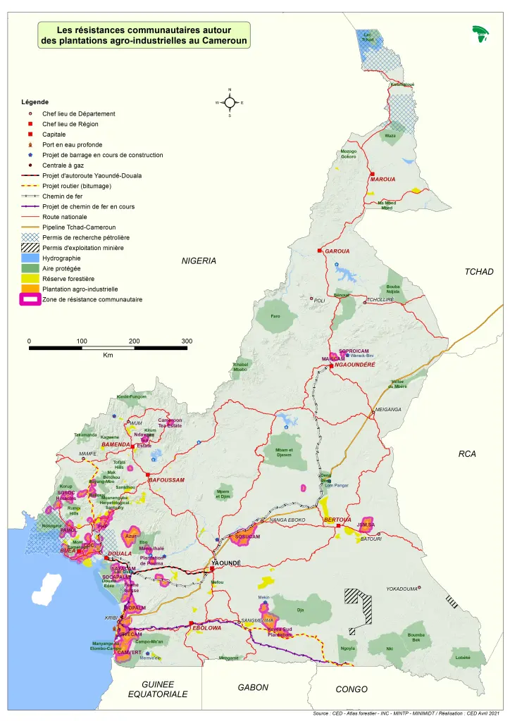 Résistances communautaires autour des plantations agro-industrielles au Cameroun