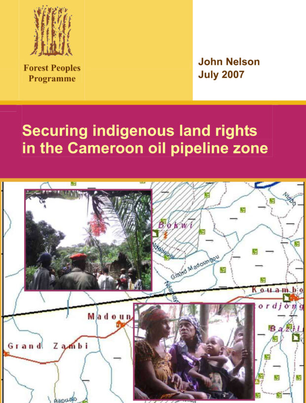 Securing indigenous land rightsin the Cameroon oil pipeline zone