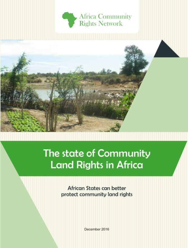 The state of CommunityLand Rights in Africa