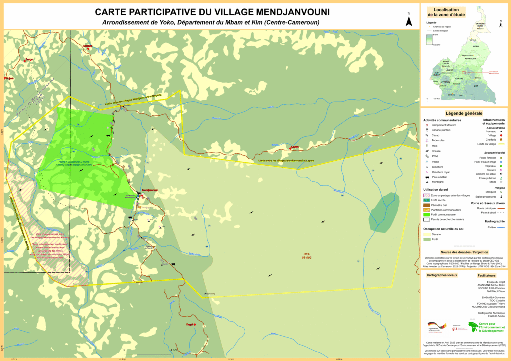 Carte Participative Mendjanvouni Yoko