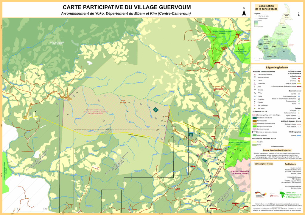 Carte Participative Guervoum Yoko