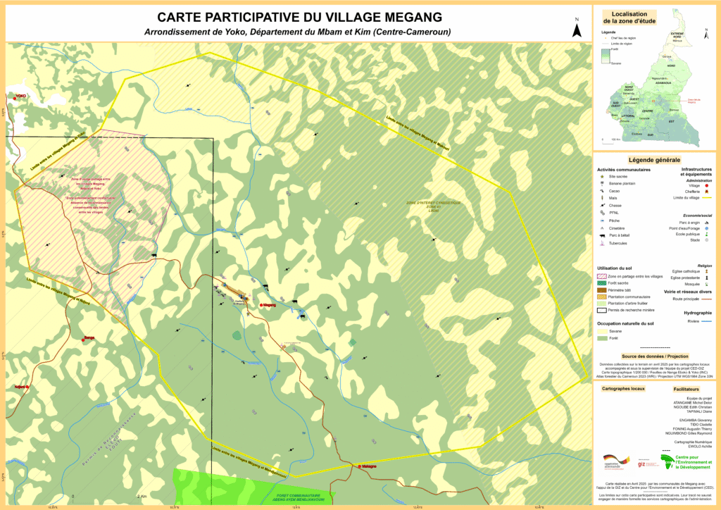 Carte Participative Megang Yoko